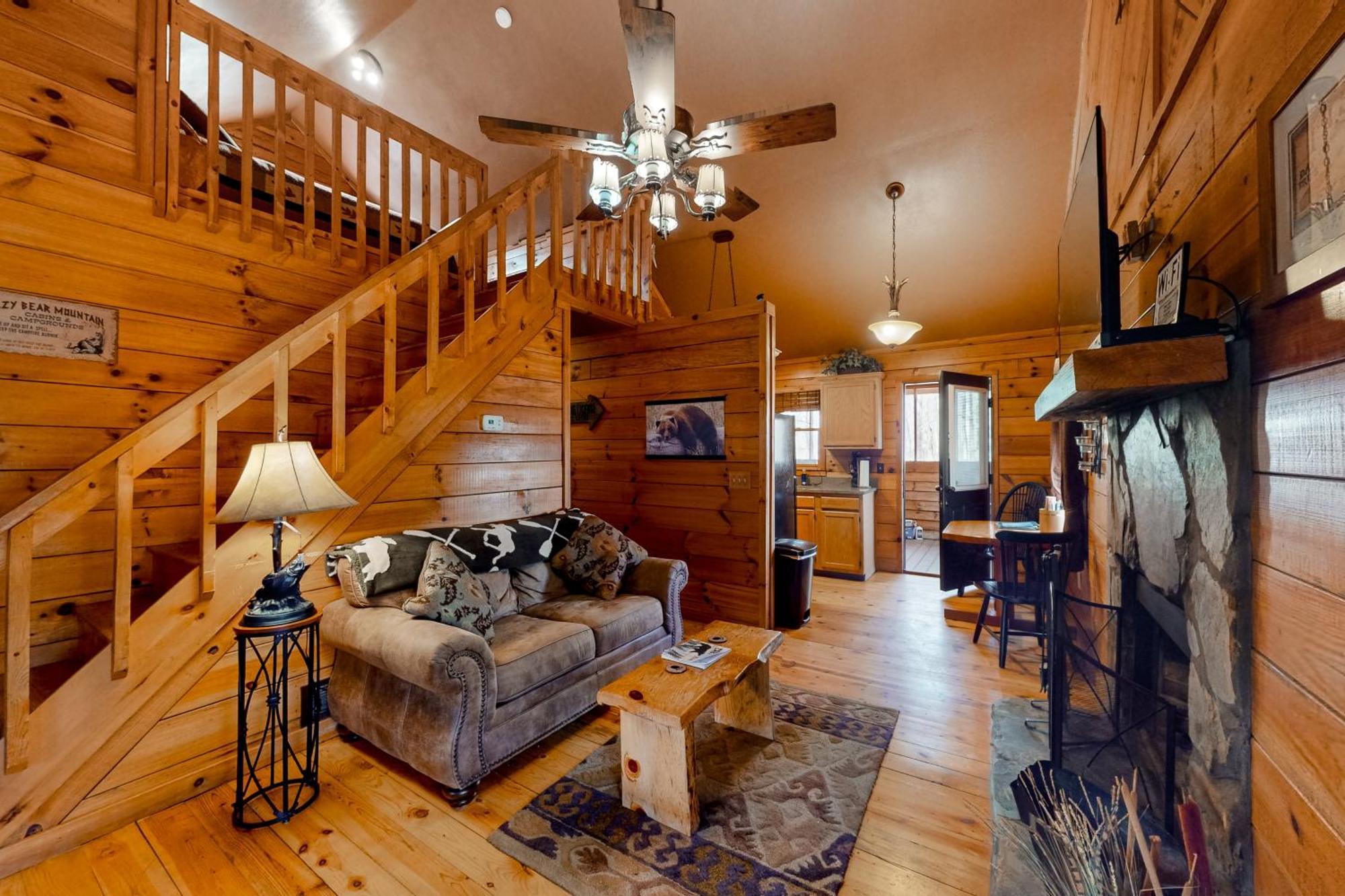 Lazy Bear Cabin Sautee Nacoochee Eksteriør billede