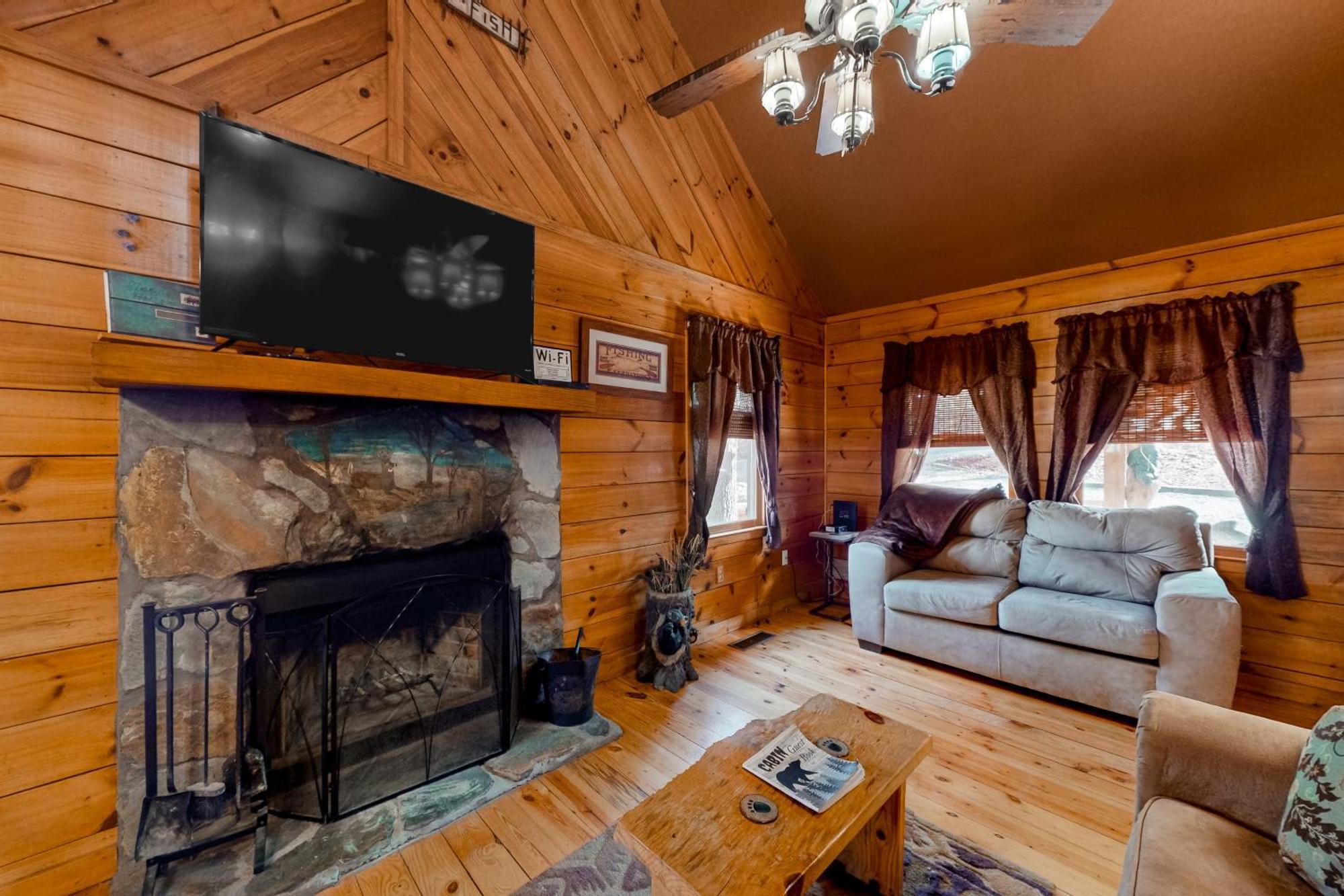 Lazy Bear Cabin Sautee Nacoochee Eksteriør billede