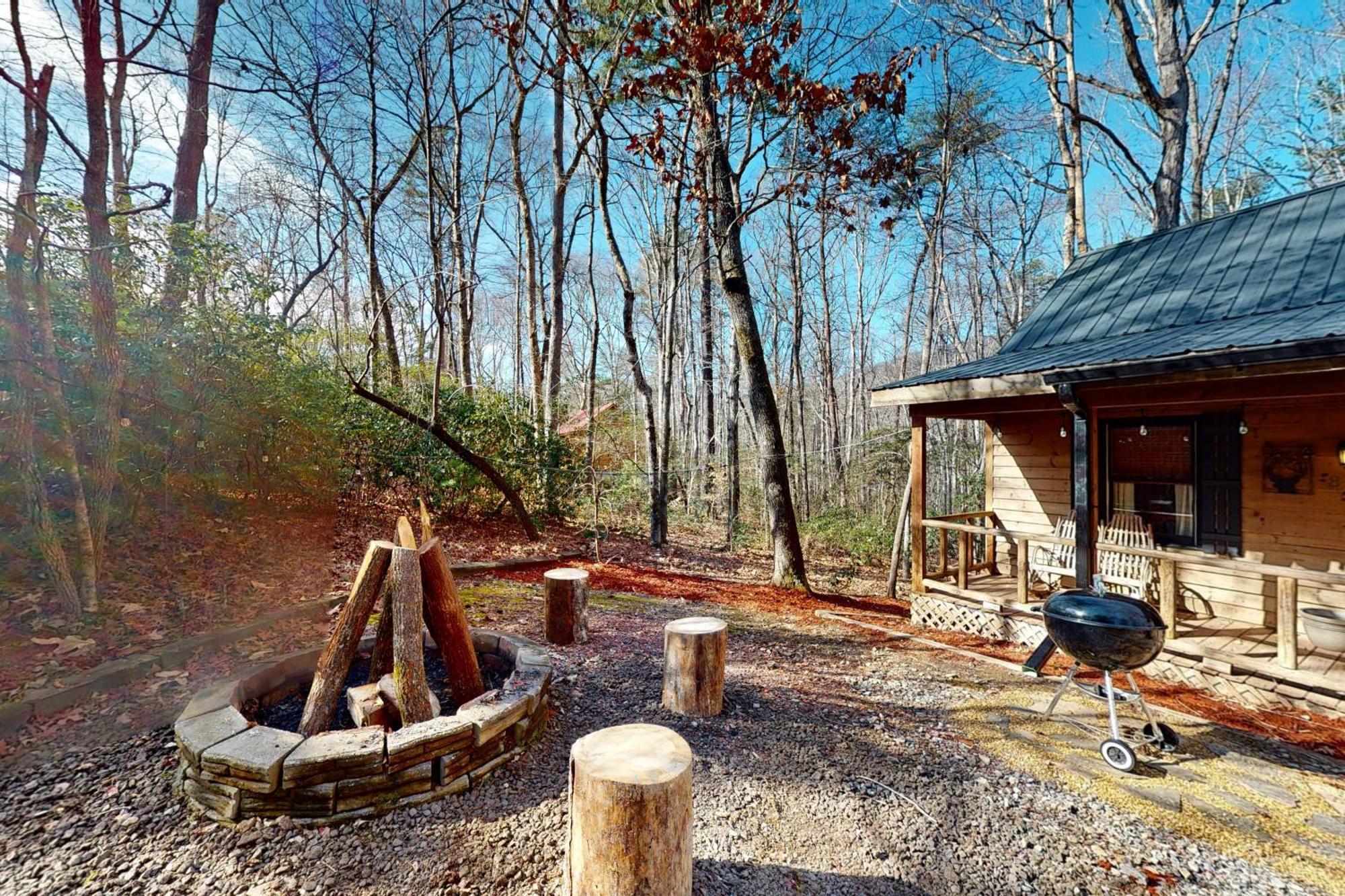 Lazy Bear Cabin Sautee Nacoochee Eksteriør billede